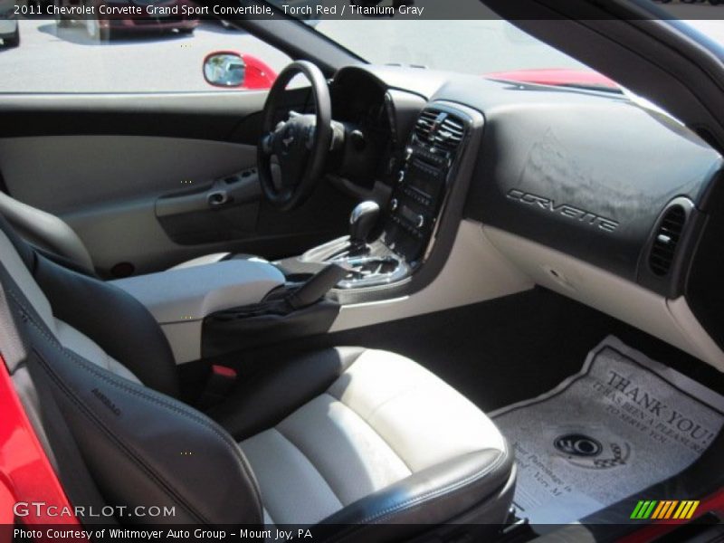 Torch Red / Titanium Gray 2011 Chevrolet Corvette Grand Sport Convertible