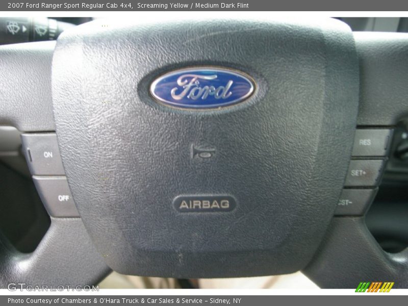 Controls of 2007 Ranger Sport Regular Cab 4x4