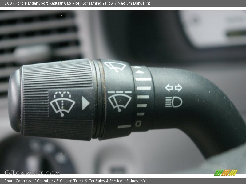 Controls of 2007 Ranger Sport Regular Cab 4x4