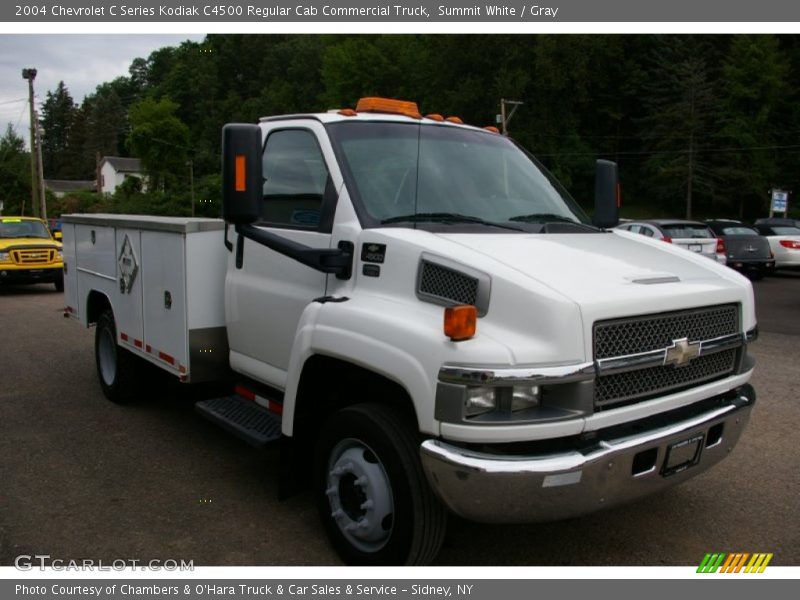 Summit White / Gray 2004 Chevrolet C Series Kodiak C4500 Regular Cab Commercial Truck