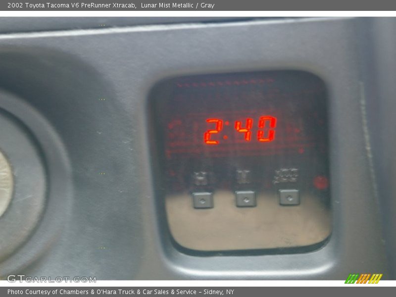 Lunar Mist Metallic / Gray 2002 Toyota Tacoma V6 PreRunner Xtracab