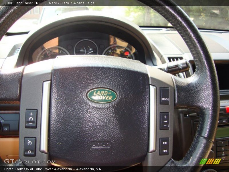 Narvik Black / Alpaca Beige 2008 Land Rover LR2 SE