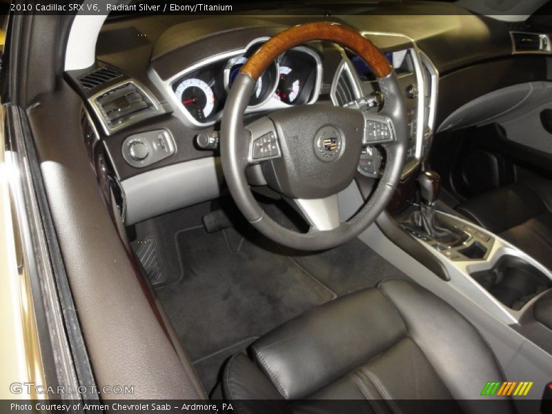 Radiant Silver / Ebony/Titanium 2010 Cadillac SRX V6