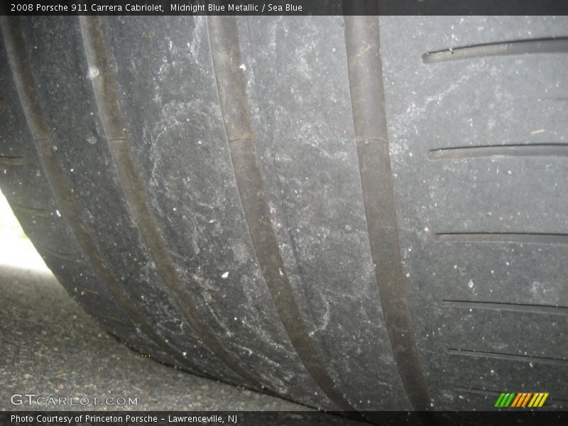 Midnight Blue Metallic / Sea Blue 2008 Porsche 911 Carrera Cabriolet
