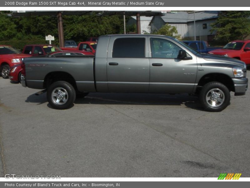 Mineral Gray Metallic / Medium Slate Gray 2008 Dodge Ram 1500 SXT Mega Cab 4x4