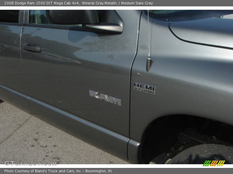 Mineral Gray Metallic / Medium Slate Gray 2008 Dodge Ram 1500 SXT Mega Cab 4x4