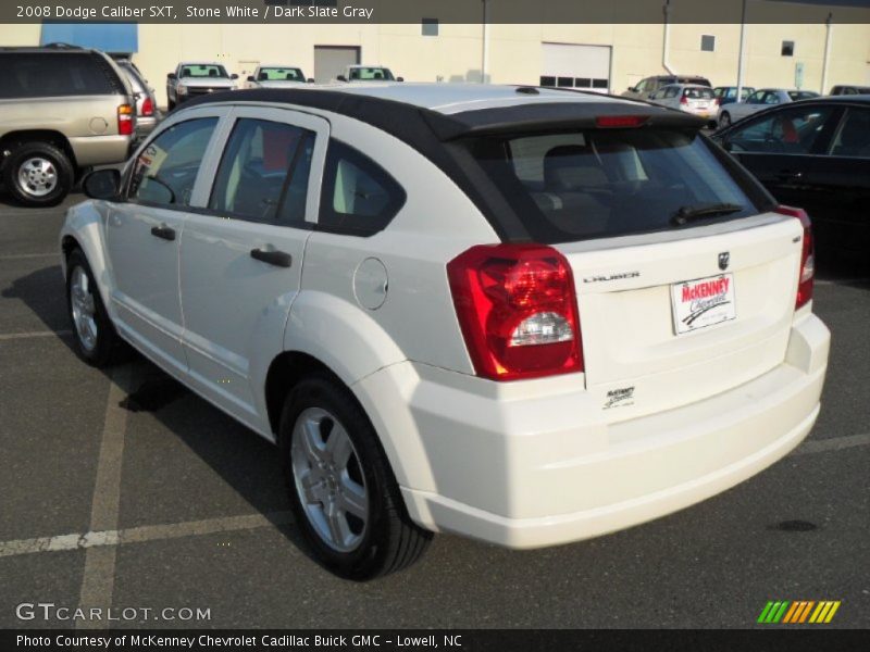 Stone White / Dark Slate Gray 2008 Dodge Caliber SXT
