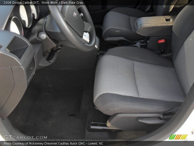 Stone White / Dark Slate Gray 2008 Dodge Caliber SXT