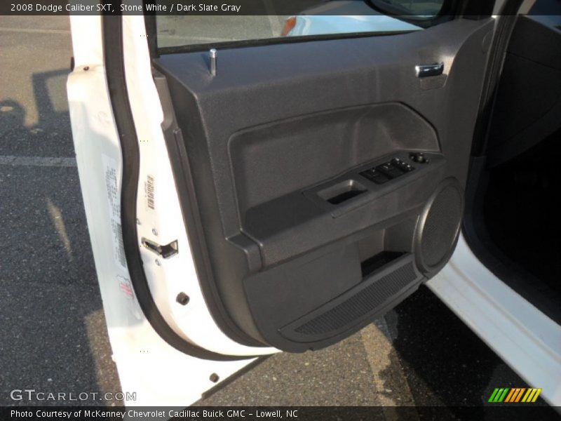 Stone White / Dark Slate Gray 2008 Dodge Caliber SXT
