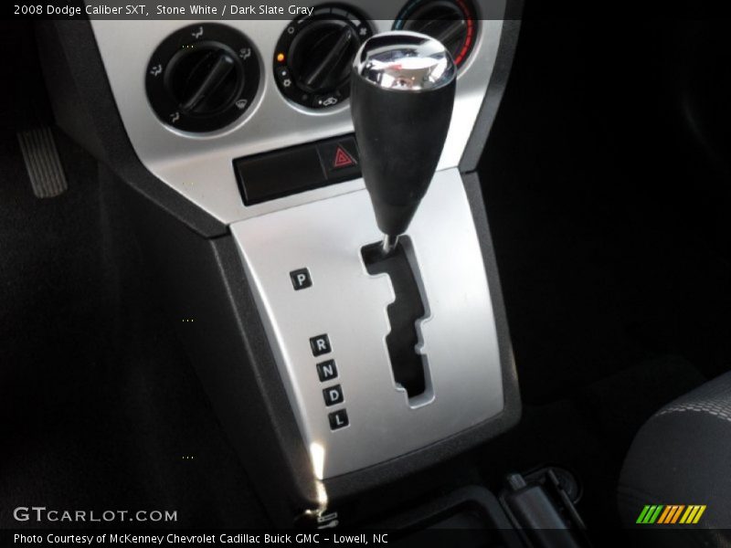 Stone White / Dark Slate Gray 2008 Dodge Caliber SXT