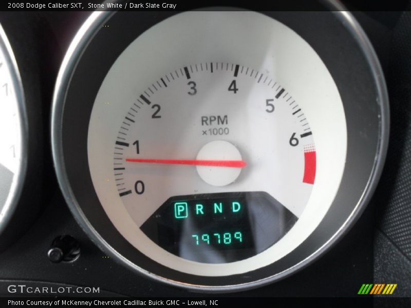 Stone White / Dark Slate Gray 2008 Dodge Caliber SXT