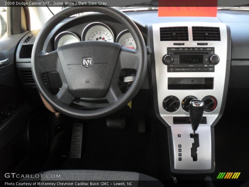 Stone White / Dark Slate Gray 2008 Dodge Caliber SXT