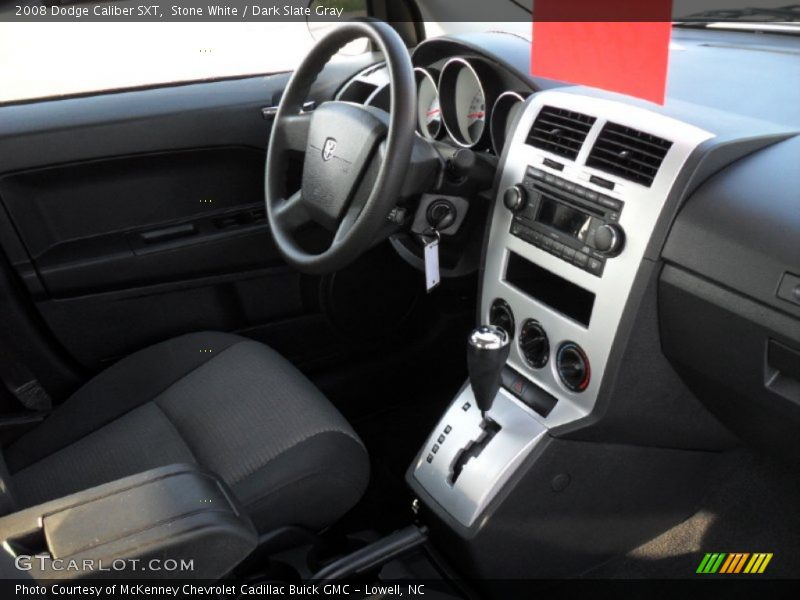 Stone White / Dark Slate Gray 2008 Dodge Caliber SXT