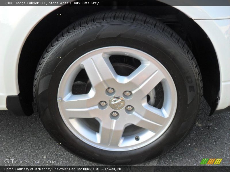 Stone White / Dark Slate Gray 2008 Dodge Caliber SXT