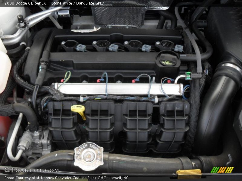 Stone White / Dark Slate Gray 2008 Dodge Caliber SXT