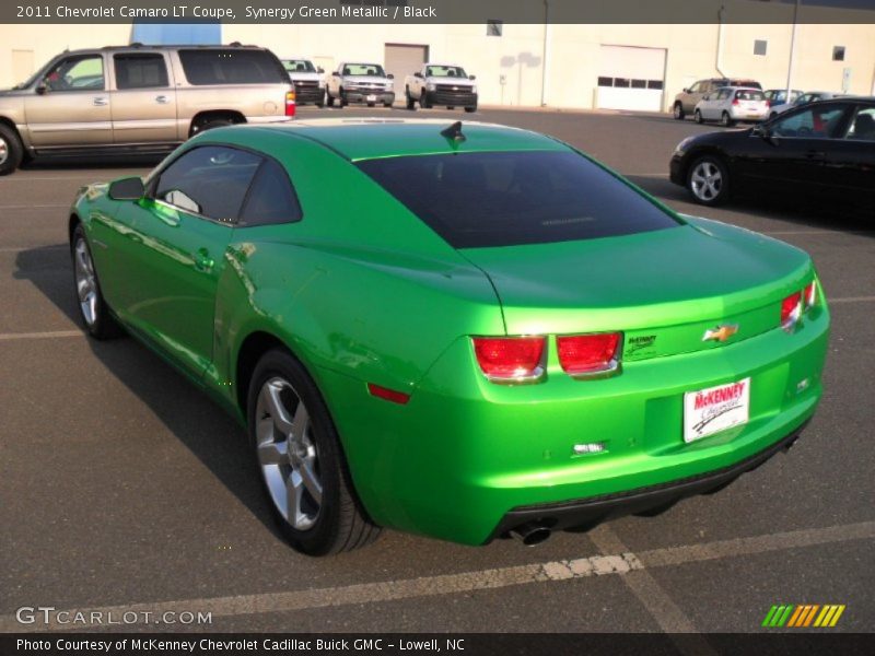 Synergy Green Metallic / Black 2011 Chevrolet Camaro LT Coupe