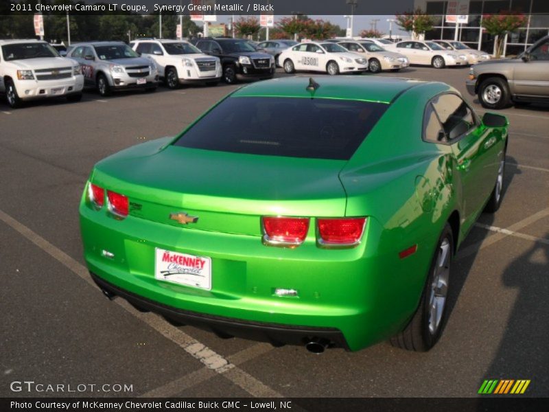 Synergy Green Metallic / Black 2011 Chevrolet Camaro LT Coupe