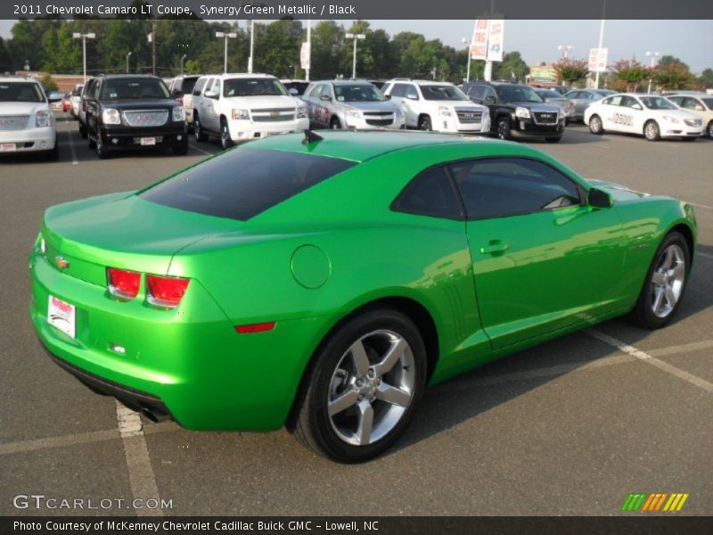Synergy Green Metallic / Black 2011 Chevrolet Camaro LT Coupe