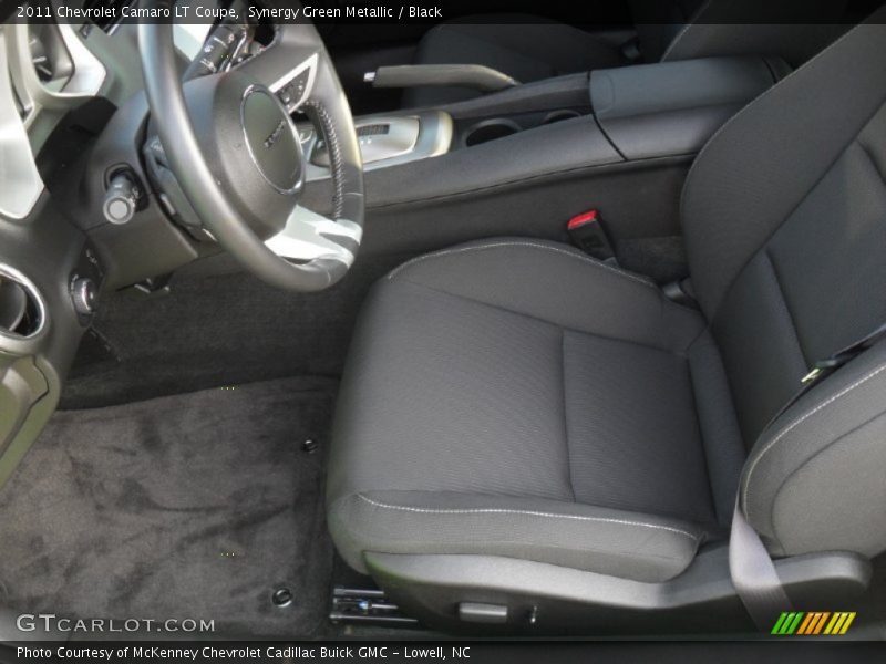 Synergy Green Metallic / Black 2011 Chevrolet Camaro LT Coupe