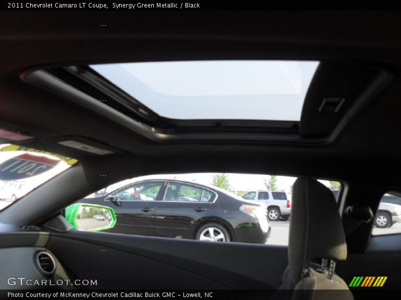 Synergy Green Metallic / Black 2011 Chevrolet Camaro LT Coupe