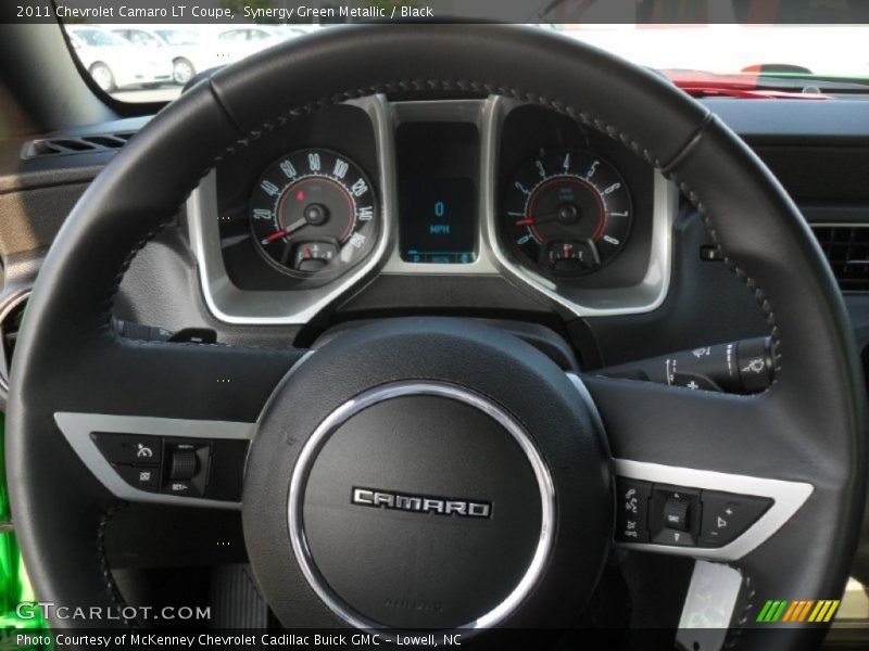 Synergy Green Metallic / Black 2011 Chevrolet Camaro LT Coupe