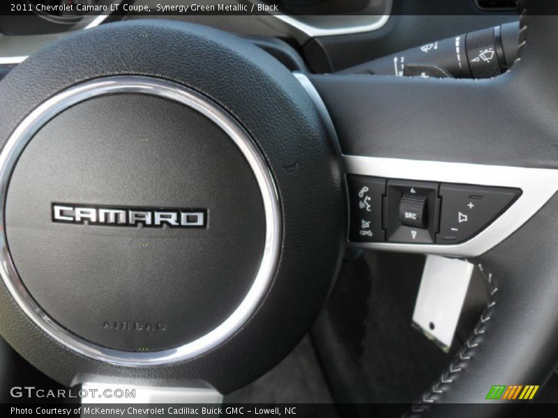 Synergy Green Metallic / Black 2011 Chevrolet Camaro LT Coupe