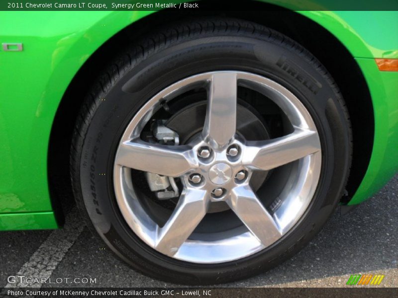 Synergy Green Metallic / Black 2011 Chevrolet Camaro LT Coupe