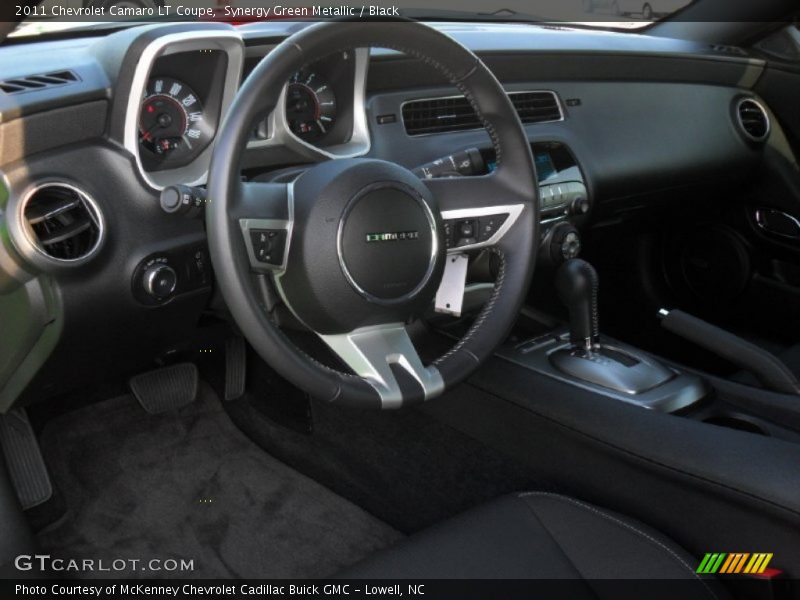 Synergy Green Metallic / Black 2011 Chevrolet Camaro LT Coupe