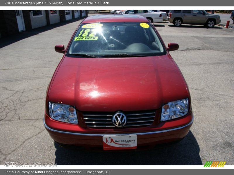 Spice Red Metallic / Black 2004 Volkswagen Jetta GLS Sedan