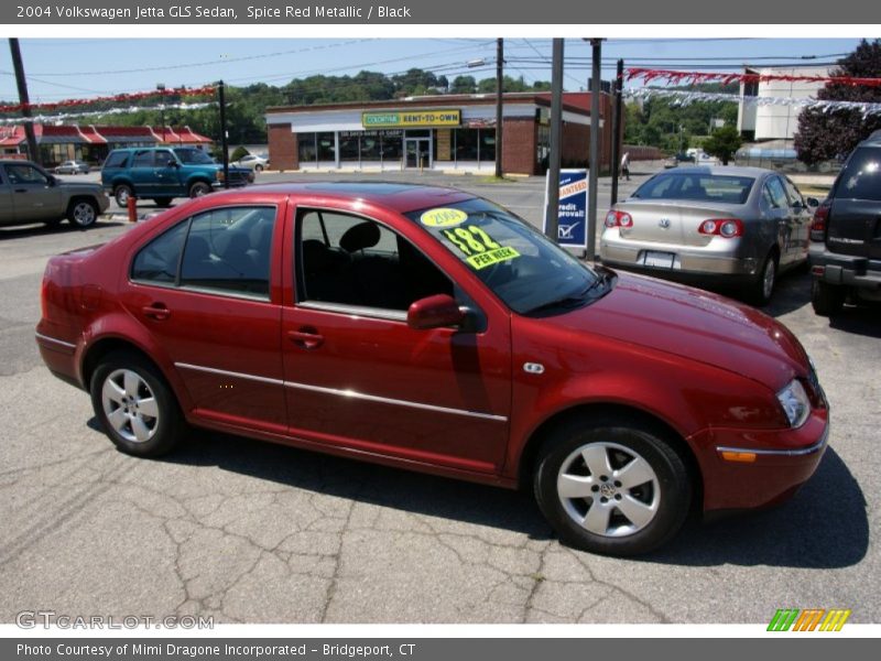 Spice Red Metallic / Black 2004 Volkswagen Jetta GLS Sedan