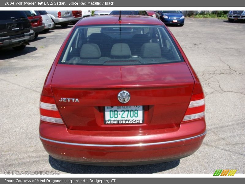 Spice Red Metallic / Black 2004 Volkswagen Jetta GLS Sedan