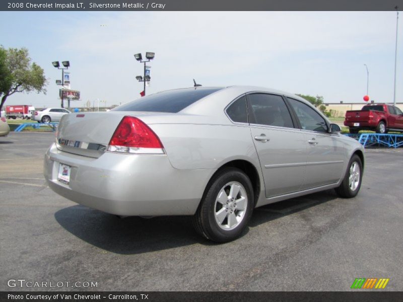 Silverstone Metallic / Gray 2008 Chevrolet Impala LT
