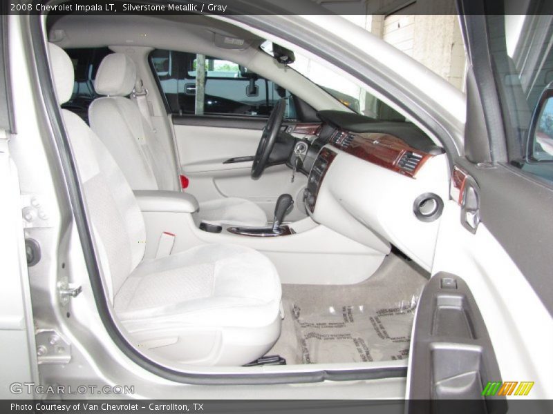 Silverstone Metallic / Gray 2008 Chevrolet Impala LT