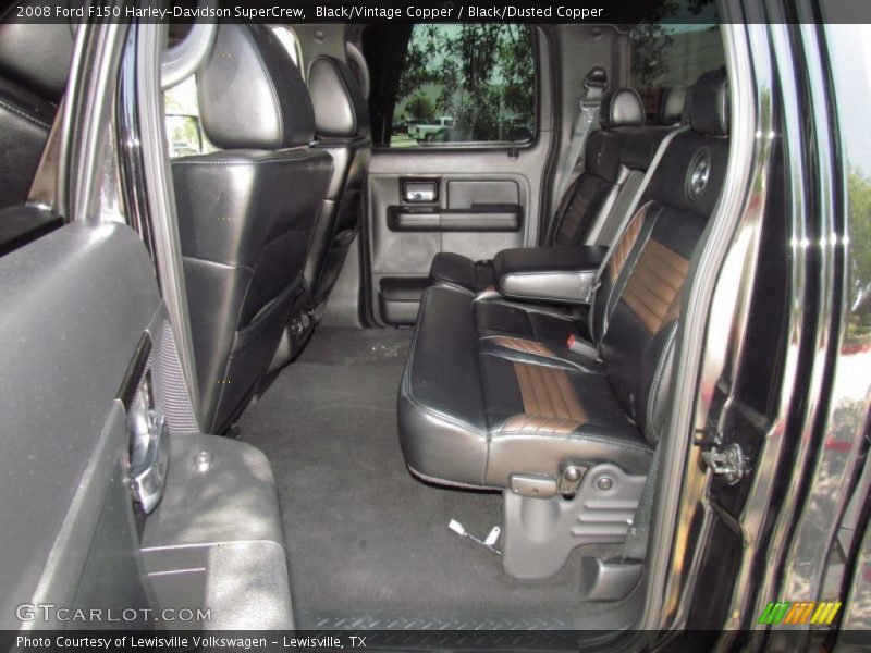  2008 F150 Harley-Davidson SuperCrew Black/Dusted Copper Interior