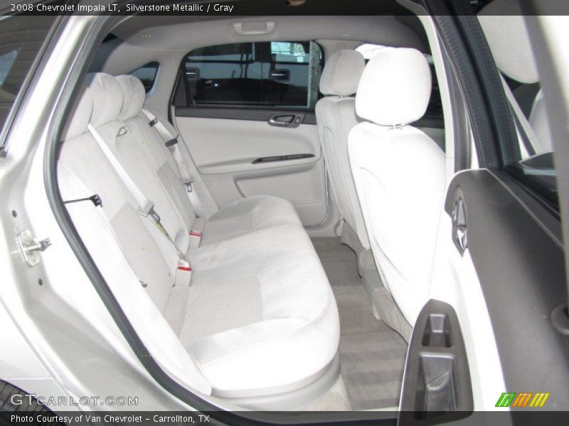 Silverstone Metallic / Gray 2008 Chevrolet Impala LT