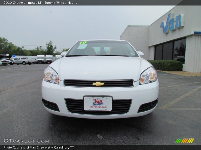 Summit White / Neutral 2010 Chevrolet Impala LT