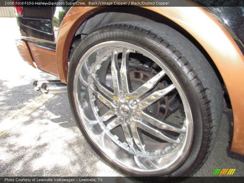 Custom Wheels of 2008 F150 Harley-Davidson SuperCrew