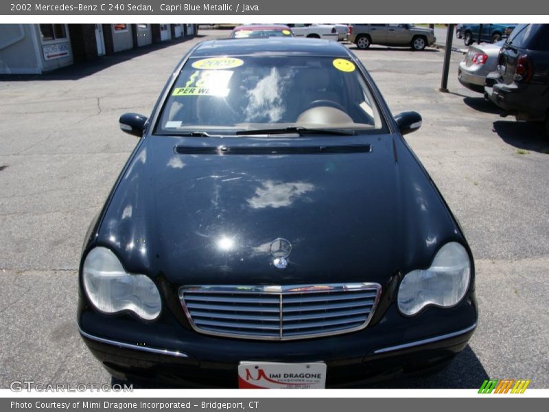 Capri Blue Metallic / Java 2002 Mercedes-Benz C 240 Sedan