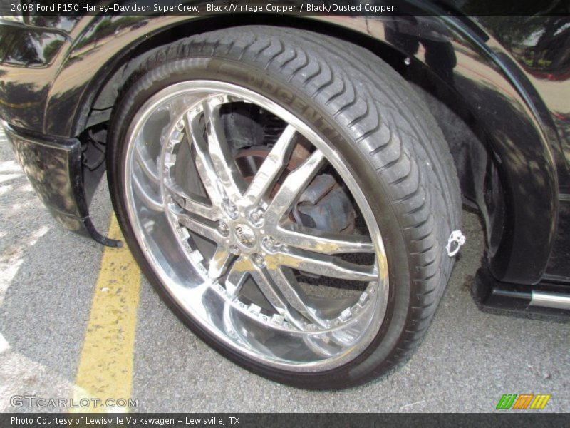Custom Wheels of 2008 F150 Harley-Davidson SuperCrew