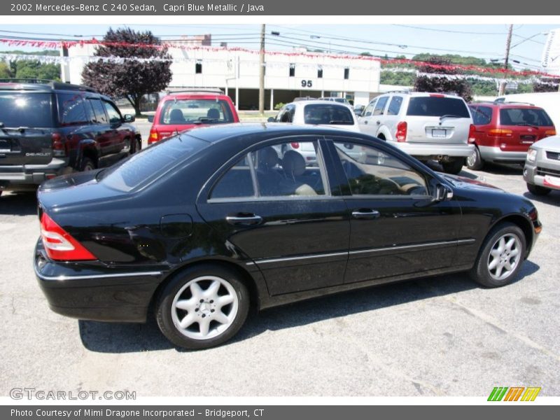 Capri Blue Metallic / Java 2002 Mercedes-Benz C 240 Sedan