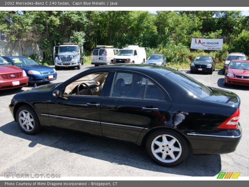 Capri Blue Metallic / Java 2002 Mercedes-Benz C 240 Sedan