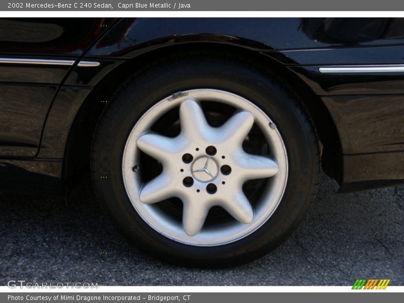 Capri Blue Metallic / Java 2002 Mercedes-Benz C 240 Sedan