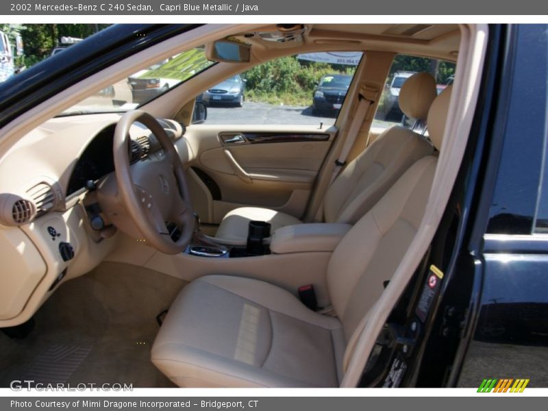 Capri Blue Metallic / Java 2002 Mercedes-Benz C 240 Sedan