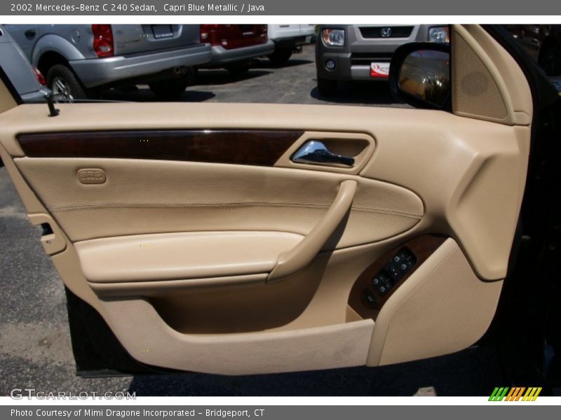 Capri Blue Metallic / Java 2002 Mercedes-Benz C 240 Sedan