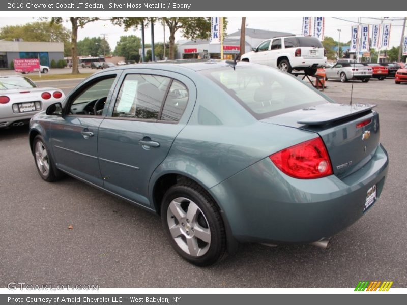 Silver Moss Metallic / Ebony 2010 Chevrolet Cobalt LT Sedan