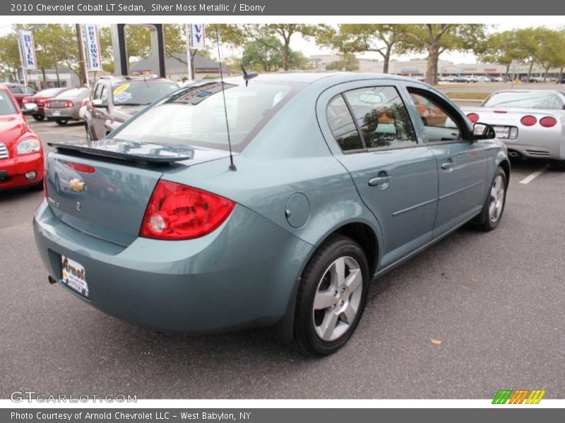 Silver Moss Metallic / Ebony 2010 Chevrolet Cobalt LT Sedan