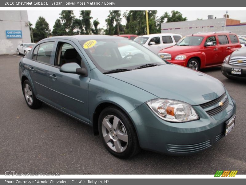 Silver Moss Metallic / Ebony 2010 Chevrolet Cobalt LT Sedan