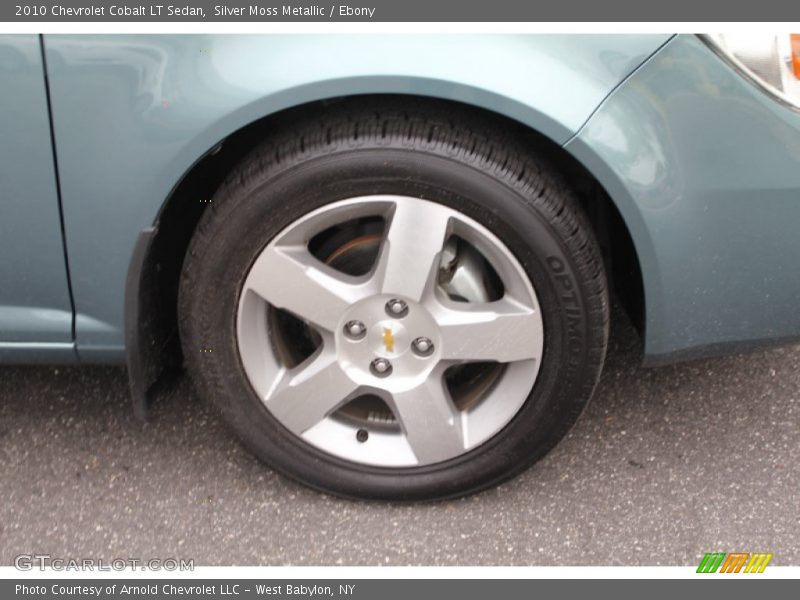 Silver Moss Metallic / Ebony 2010 Chevrolet Cobalt LT Sedan