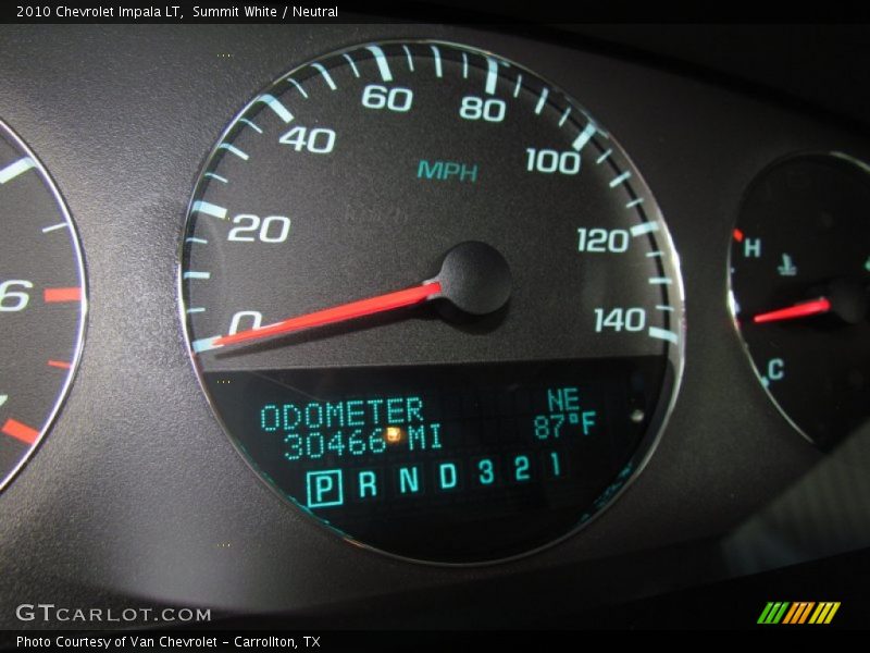 Summit White / Neutral 2010 Chevrolet Impala LT