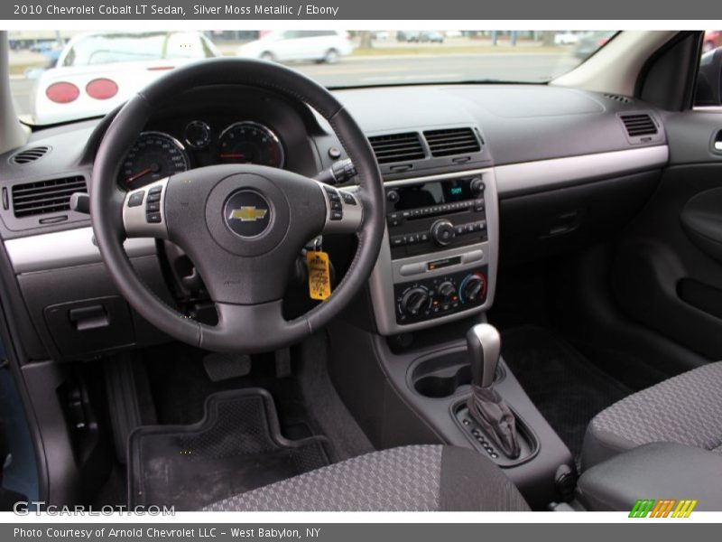 Silver Moss Metallic / Ebony 2010 Chevrolet Cobalt LT Sedan